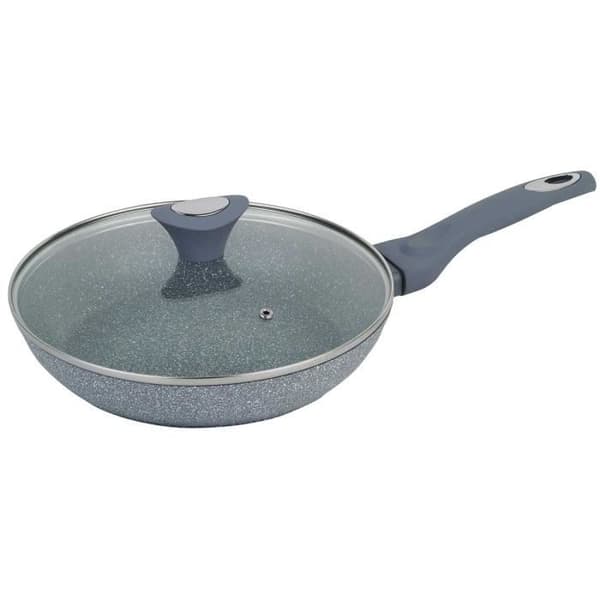 Stekpanna - KB - 7316 - 24 cm - Granit - Glaslock ingår