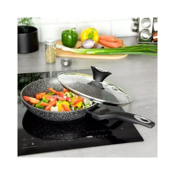 Stekpanna - KLAUSBERG - KB-7039 - 24 cm - Hållbar granit - Repär resistent