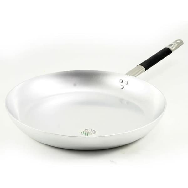 Stekpanna - Agnelli - Låg bräs-parti - Aluminium 3 mm - 40 cm - Kallhandtag i rostfritt stål