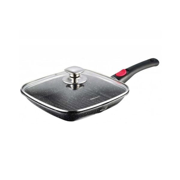 Stekpanna - KINGHOFF - KH-1510 - 24 cm - Granitnon-stick - Avtagbart handtag