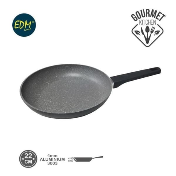 Non-stick stekpanna - EDM - 22 cm - Lätt att rengöra - Hållbarhet - Induktionskompatibel