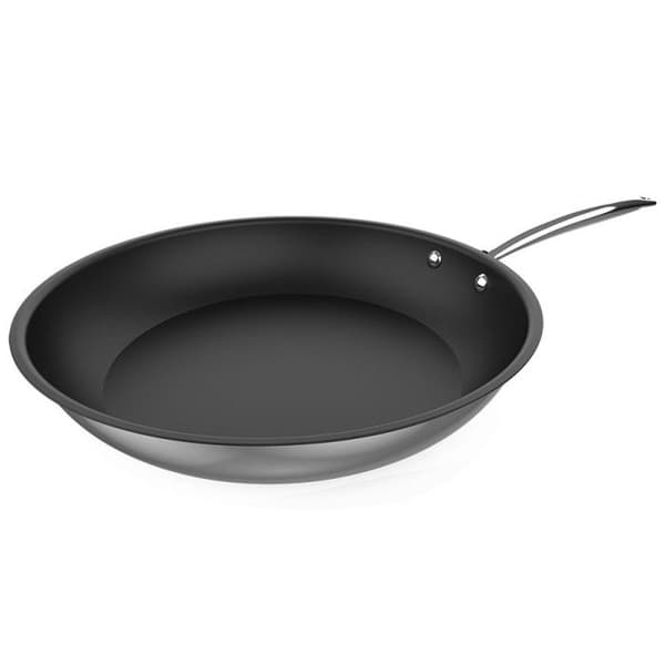 Cecotec Polka Classy 28 Bucket Steel stekpanna, diameter 28 cm, 18/10 rostfritt stål, non-stick beläggning, nitat handtag, lämplig