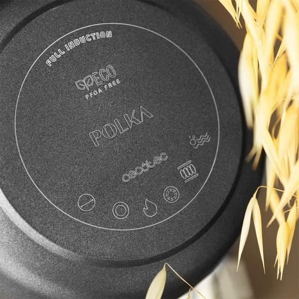 Stekpanna - Cecotec - Polka Excellence - 28 cm - Gjutaluminium - Non-stick Teflon Profile