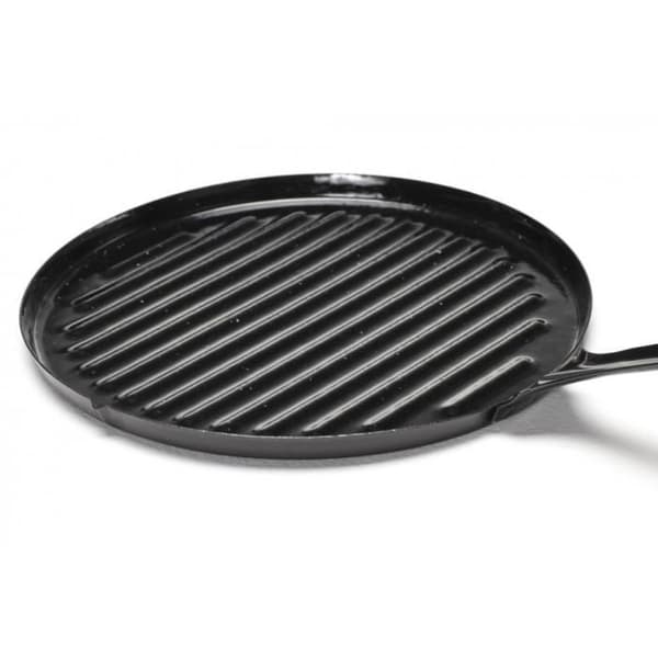 MERIDA grillpanna i emaljerad stål - VAELLO CAMPOS - 26 cm - Svart - Stekpanna, Grill - Stål