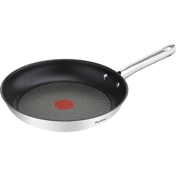 Tefal Stekpanna 32 cm, Induktion, Non-stick beläggning, Rostfritt stål 18/10, 10 års garanti, 3-lagers bas, Hälsosam matlagning, Gryta av