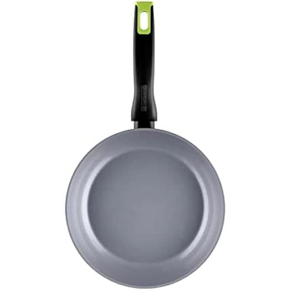 MONIX Eco Nature - Återvunnen smidd aluminium stekpanna, förstärkt non-stick keramik, alla värmekällor inklusive induktion, 26 cm