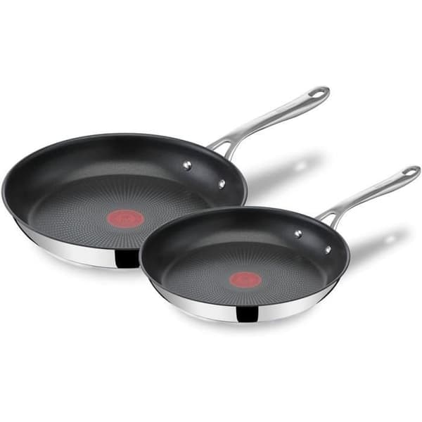 Stekpannor - TEFAL - Jamie Oliver Cook's Direct - 24/28 cm - Rostfritt stål - Förstärkt non-stick