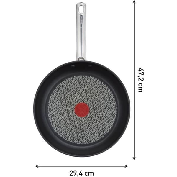 Stekpanna - TEFAL - Duetto - 28 cm - Rostfritt stål - Non-stick beläggning - Induktion