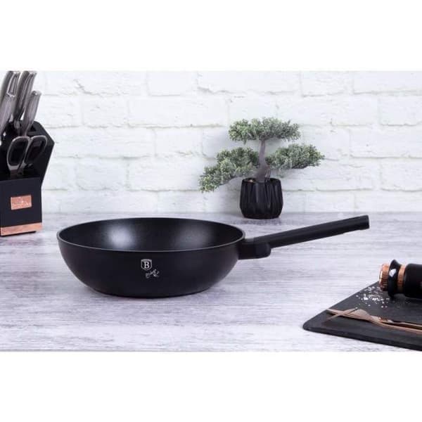 BERLINGERHAUS Wokpanna med titanbeläggning 28 cm Monaco-kollektion BH-7091