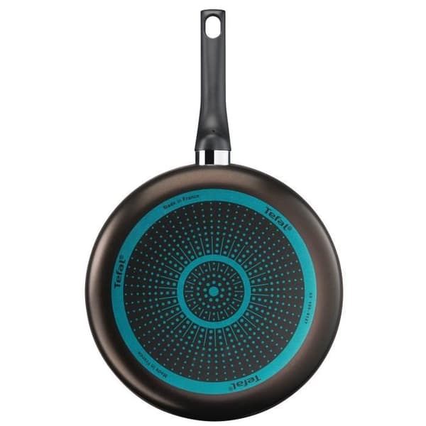 TEFAL Easy Cook & Clean Sautépanna 24 cm + glaslock, icke-induktion, non-stick beläggning, tillverkad i Frankrike B5543202