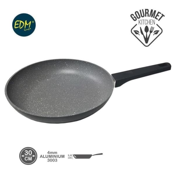 Non-stick pan diam. Professionell EDM-linje 30 cm hög 5,8 cm tjock 4 mm