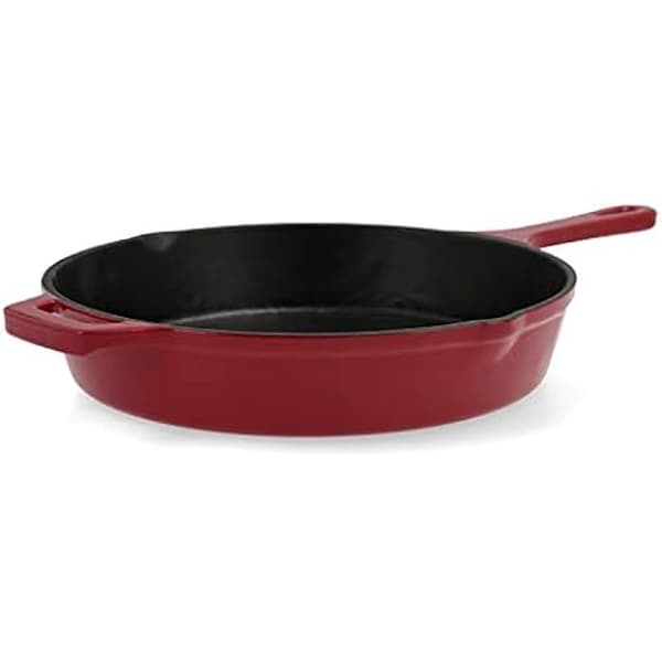 Stekpanna - QUID - Fierro - 26 cm - Emaljerat gjutjärn - Röd - Induktionskompatibel