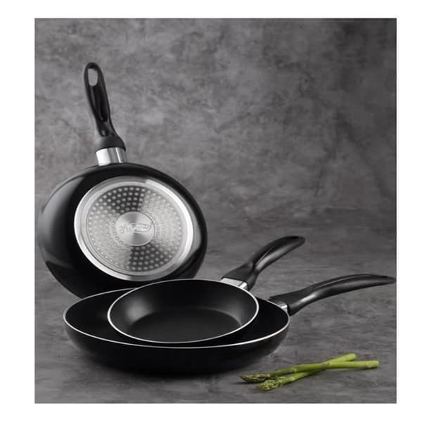 Stekpannor - San Ignacio - 3-delat set - Pressad aluminium - Induktionskompatibel - 16-20-24cm