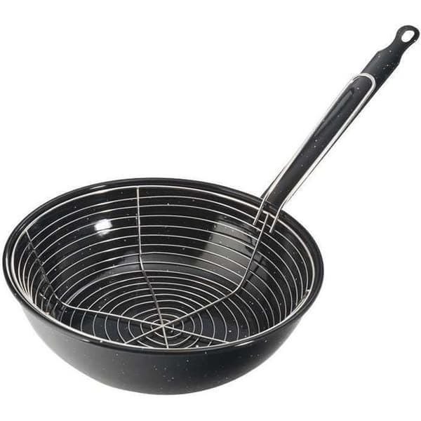 Stekpanna - PROVENCE OUTILLAGE - Ø 28 cm - Svart - Lämplig för induktion - Emalj