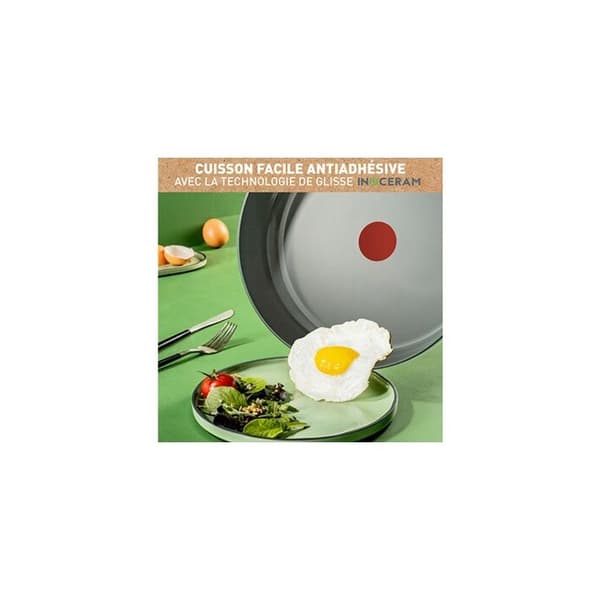 Tefal Stekpanna Renew+ wok C4241953 28 cm Svart - 3168430347700