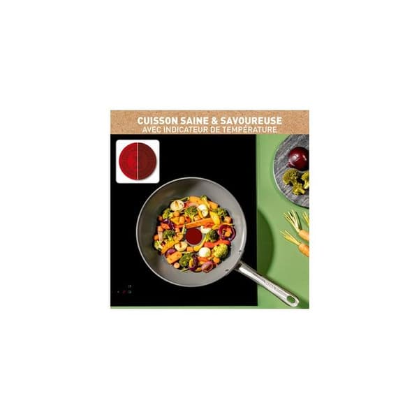 Tefal Stekpanna Renew+ wok C4241953 28 cm Svart - 3168430347700