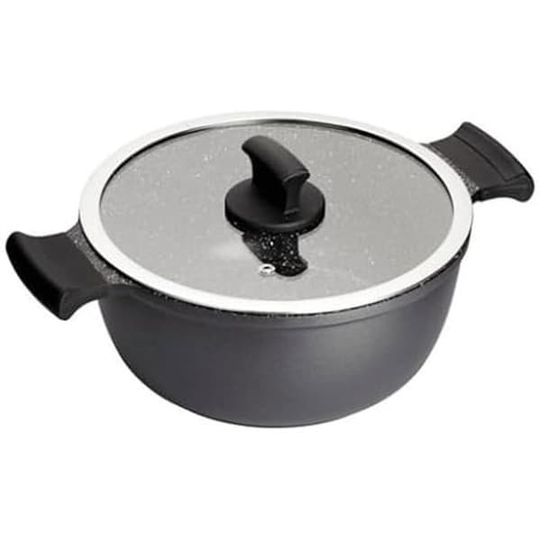 Stekpanna - INOXIBAR - Absolut Black-serien - 20 cm - Rostfritt stål - Alla värmekällor kompatibla