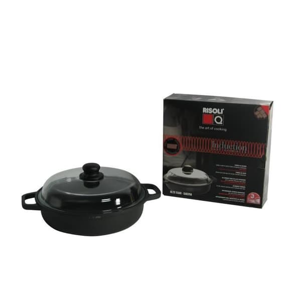 Stekpanna - Risoli - CM28 - 2 handtag - Induktion - Non-stick 28 cm