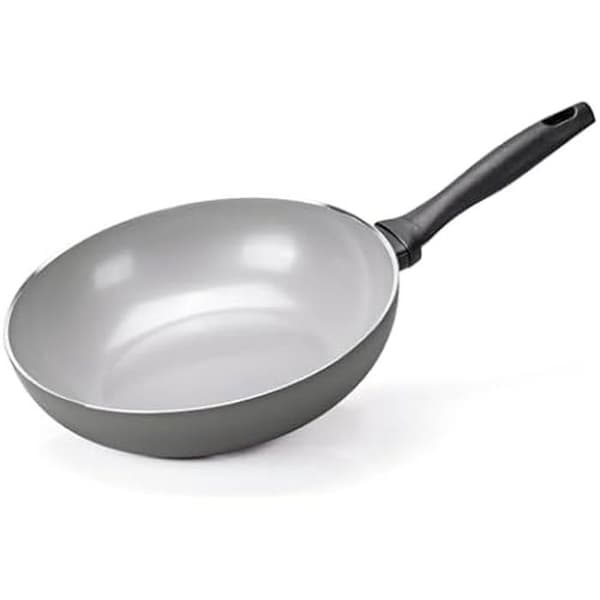 Wok - MONETA - Mélodie Finegres - 100 % återvunnet aluminium - Naturlig non-stick - Induktion