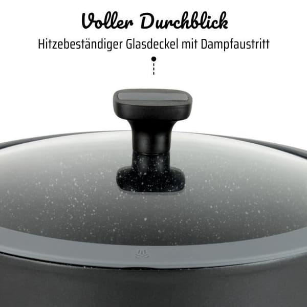 Marmitt med aluminium - GSW - EASY CLICK - 24 cm - Induktion