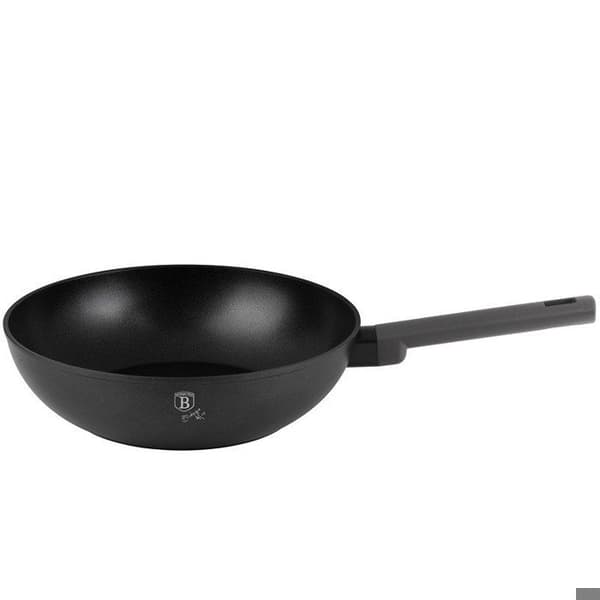 BERLINGERHAUS WOK-panna med titanbeläggning 28 cm Antracit Samling BH-8123