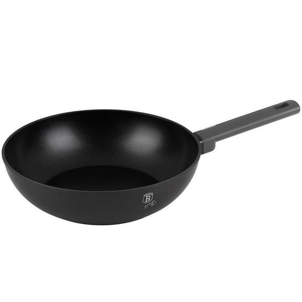 BERLINGERHAUS WOK-panna med titanbeläggning 28 cm Antracit Samling BH-8123