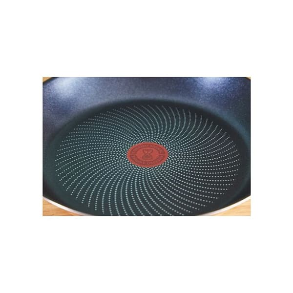 Stekpanna / wokpanna - Tefal - Cook Eat - Set om 2 - 24/28 cm - Rostfritt stål - Non-stick