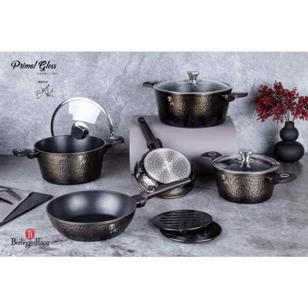 BERLINGERHAUS Grillpanna med titanbeläggning 28 cm Primal Gloss Collection BH-6578