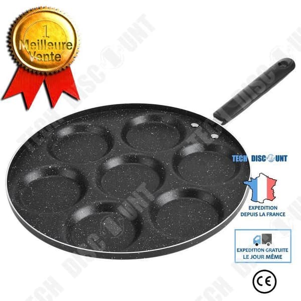 TD® 7-håls non-stick stekpanna stekt ägg köksredskap