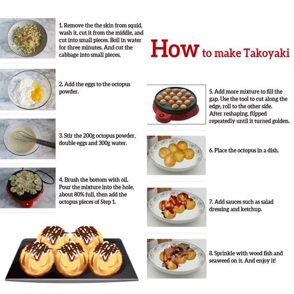 TEMPSA 18-håls Takoyaki Grillbricka - 650W - AU PLUG