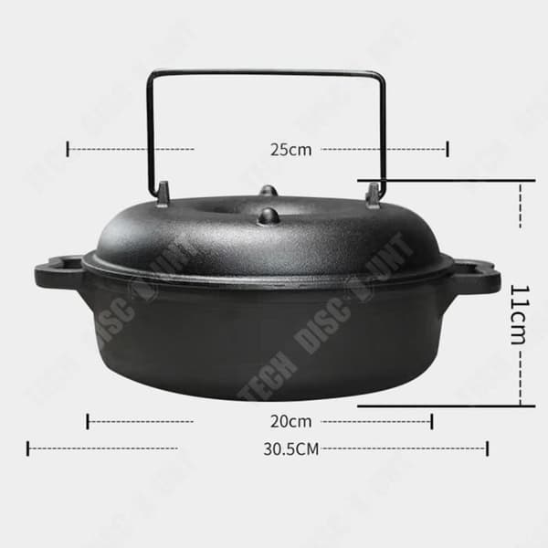 TD® sötpotatisrostare, högkvalitativ gjutjärnspotatis och kastanjerrost för gjutjärnsgrill