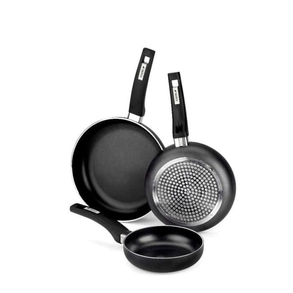 MONIX Resistent Plus | Stekpanna 24 cm, Tillverkad i Aluminium med Nonstick Innovationer utan PFOA, Kompatibel med Alla Källor av