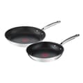 Miniatyrbild 1 av 5: TEFAL Duetto+ Set med 2 stekpannor 24/28 cm, Induktion, Non-stick beläggning, Högkvalitativt rostfritt stål, 10 års garanti G732S255