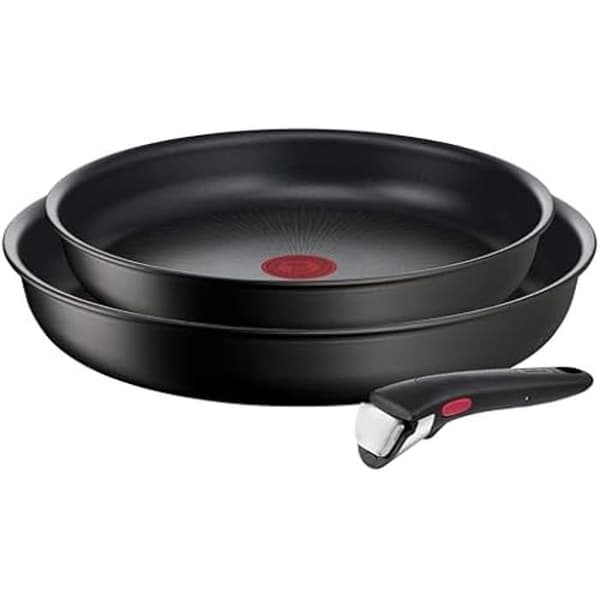 Stekpanna - TEFAL - Ingenio Unlimited - 24+28 cm - Aluminium - Avtagbart handtag - Non-stick