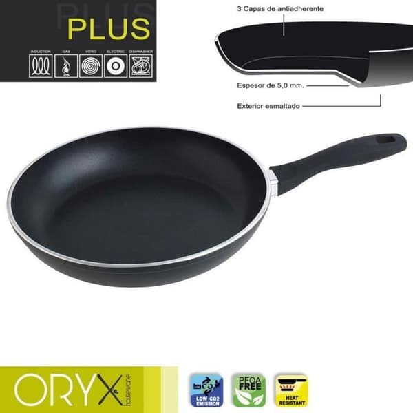 Plus non-stick aluminium stekpanna 28 cm /5