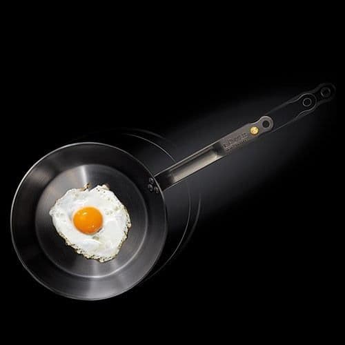 Induktionsstekpanna i mineraljärn 240 mm - De Buyer