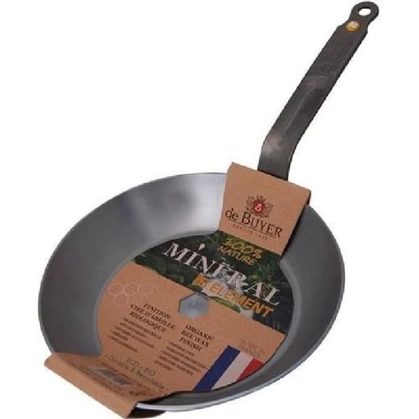 Induktionsstekpanna i mineraljärn 240 mm - De Buyer