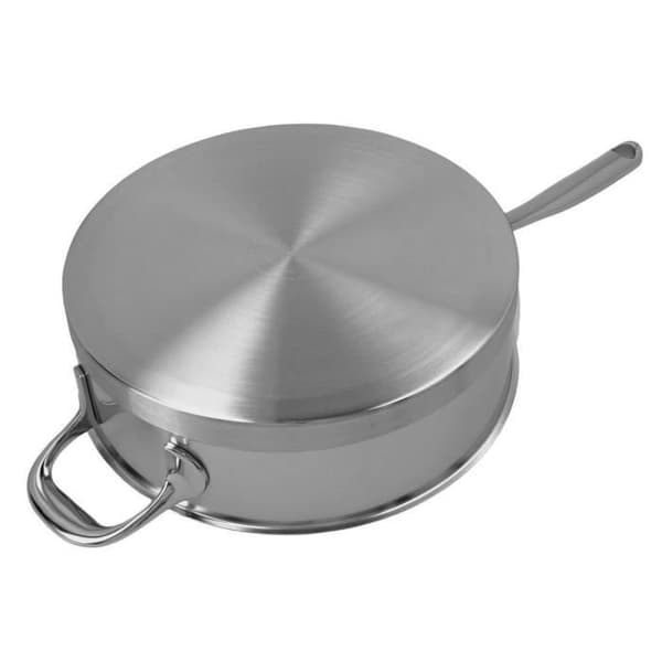 DEMEYERE - Atlantis 7 - Sauter panna med lock - 24 cm, Kapacitet: 2,8 l, Rostfritt stål 18/10, Silver