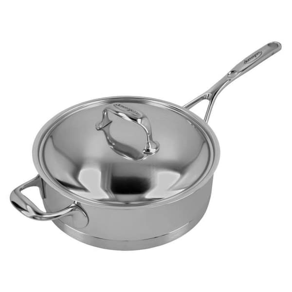 DEMEYERE - Atlantis 7 - Sauter panna med lock - 24 cm, Kapacitet: 2,8 l, Rostfritt stål 18/10, Silver