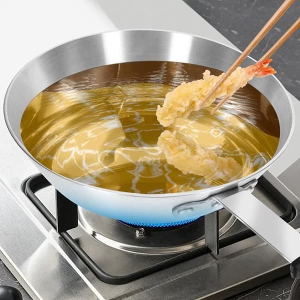 Stekpanna Fritös 26 cm Robust KitchenKing Silver