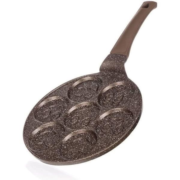 BANQUET GRANITE BRUNE Stekpanna för 7 donuts 26 cm non-stick yta