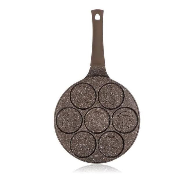 BANQUET GRANITE BRUNE Stekpanna för 7 donuts 26 cm non-stick yta