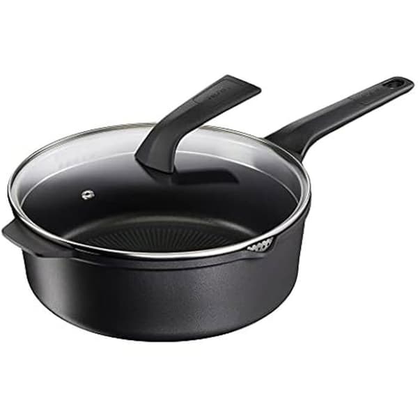 TEFAL Robusto E24933 stekpanna - Gjuten aluminium 26cm - Slitstark 3X non-stick beläggning - Indikator