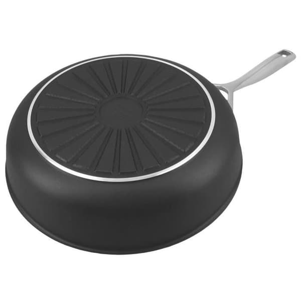 DEMEYERE - Alu Pro 5 - Hög Non-stick Stekpanna, 24 cm, Aluminium, Svart Silver