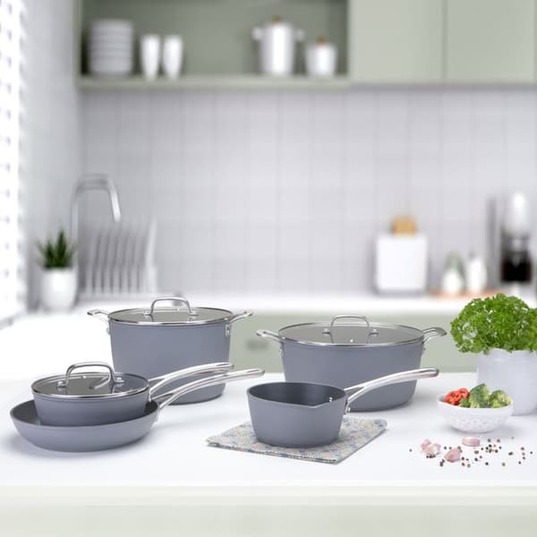 Non-stick stekpanna 28 cm i smidd aluminium - Laura Ashley - Mörk skiffer - Induktionskompatibel - av Pendeford