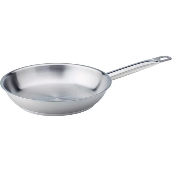 Stekpanna - Pentole Agnelli - 36 cm - Rostfritt Stål - Tubhandtag - Kompatibel Induktion