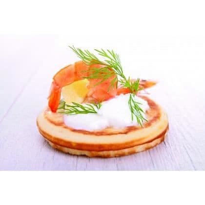 Blinis-panna - FORTUNAT - 24 cm - Stål gjutjärn - 7 hål - Induktionskompatibel
