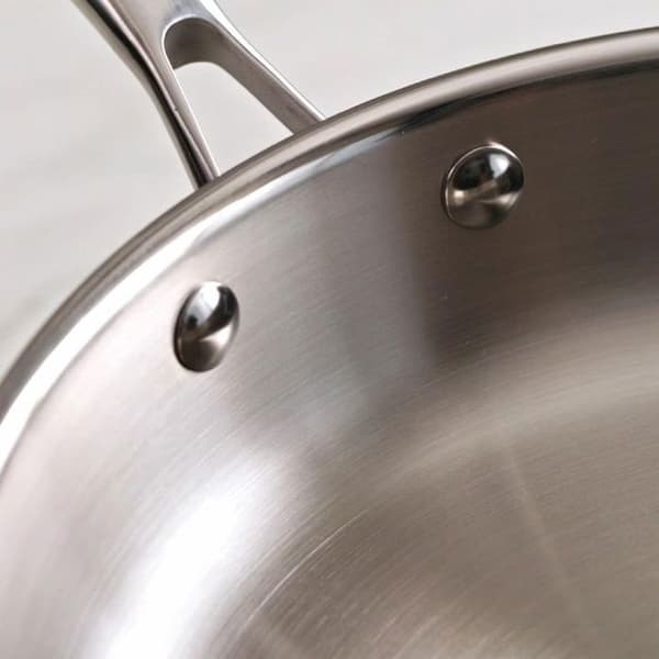 Stekpanna - IBILI - 24 cm - Rostfritt stål - Induktionskompatibel - Utan non-stick beläggning