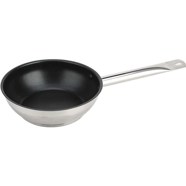 Set med 3 stekpannor - BAUMALU - Gastronomi - 20 / 24 / 28 cm - Rostfritt stål