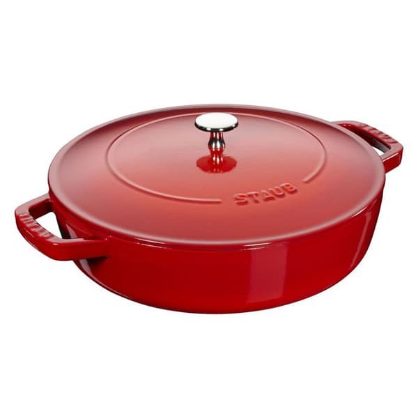 Sauterare - STAUB - Chistera - 28 cm - Körsbär - Emaljerad gjutjärn